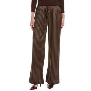 Colette Rose Womens  Stripe Pant, Brown